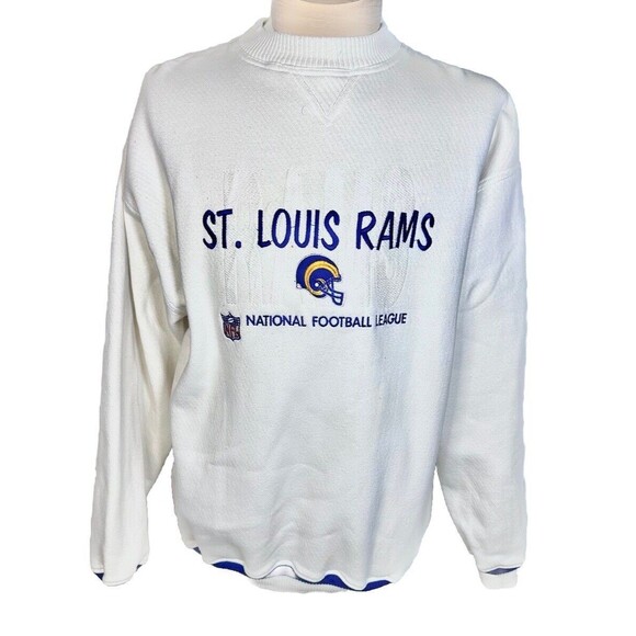 Rare Vintage 90’s St. Louis Rams Logo Athletic Pro Line Sweater - Picture 1 of 9